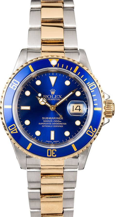 silver gold and blue rolex|blue gold rolex submariner price.